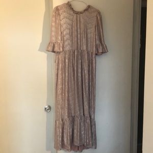 Pink maxi wedding gown